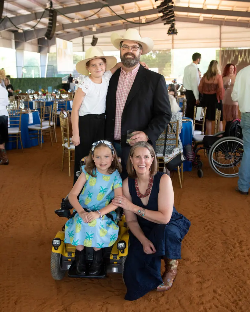 (front) – Rider of the Year Award recipient Olivia McLean, Maggie McLean, (back) – Keagan McLean and Jesse McLean (Photo by Tamytha Cameron)
