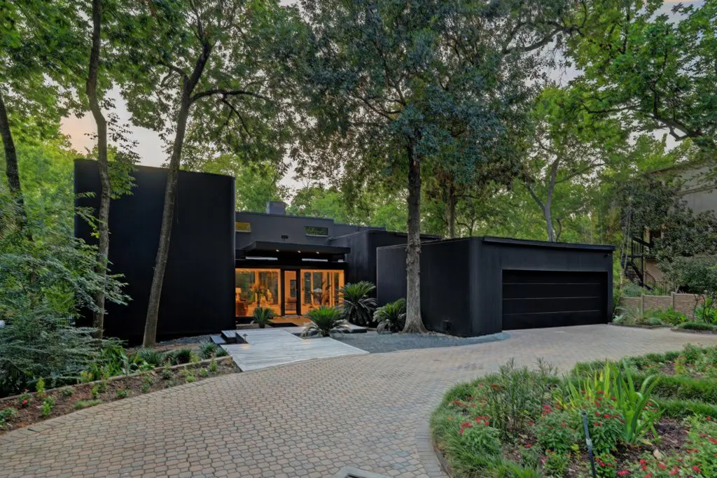  Architectural designer Roger Rosbach designed the contemporary residence at 11686 Arrowwood Circle in Piney Point Village. (Photo by TK Images for Martha Turner Sotheby’s International Realty  )