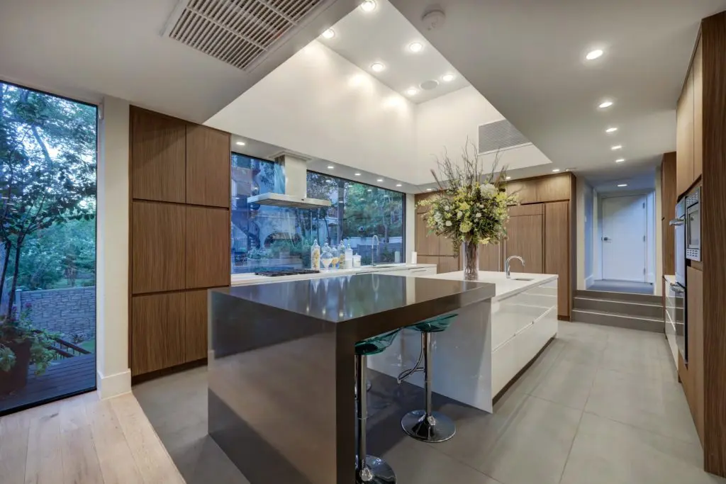 The completely updated kitchen at 11686 Arrowwood Circle. (Photo by TK Images for Martha Turner Sotheby’s International Realty  )