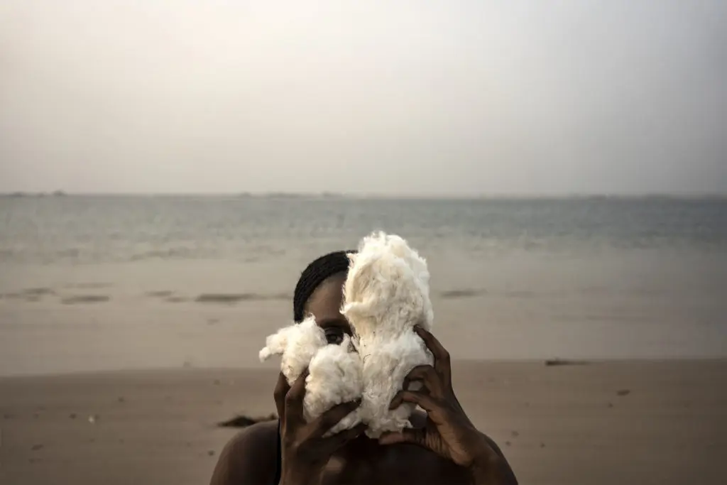 Adama Delphine Fawundu's "Oxum at Eko," 2018, at Art Is Bond