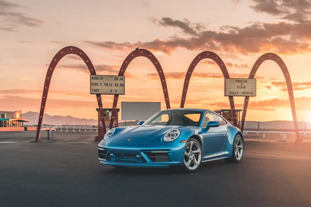 The Porsche 911 "Sally" Tribute is one of one car that sold for $3.6 million.