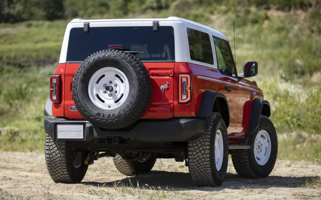 The Bronco Heritage Edition is sure to be a much sought-after ride.