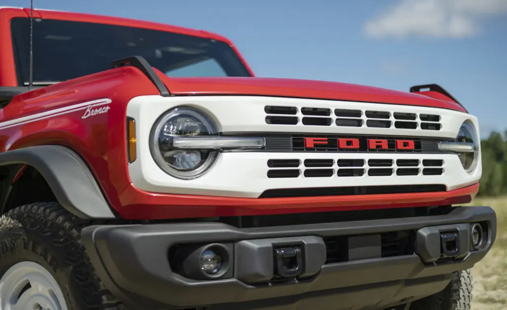 The Bronco Heritage Edition includes plenty of distinctive touches.
