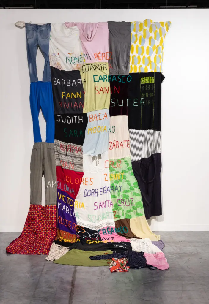 Carolina Caycedo's "Muxeres en mi," 2019, at Instituto de Visión