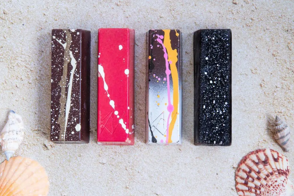 Artisan candy bars from Kate Weiser Chocolate.