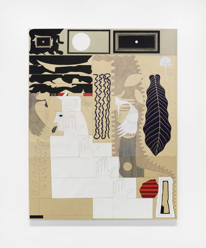 Shaun O’Dell’s "Kentucky Urpflanze
Keep on Shining," 2021, at Inman Gallery