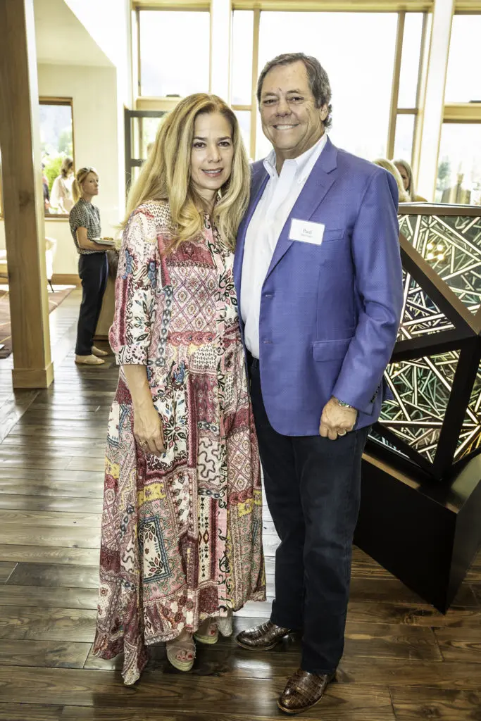 Alejandra & Paul Foster at the MD Anderson Cancer Center activities in Aspen.