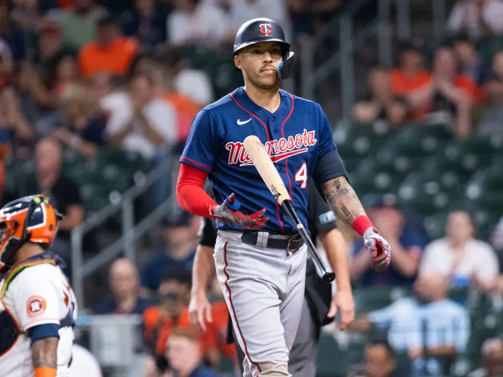 Carlos Correa is finding out that life is not as sweet out of the Astros' winning cocoon. (Photo by F. Carter Smith)