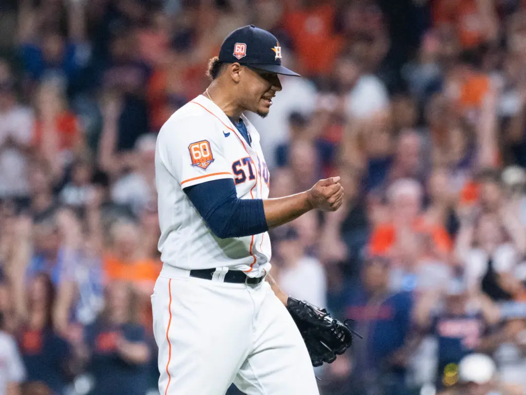 Bryan Abreu has become a very important arm out of the Astros bullpen. (Photo by F. Carter Smith)