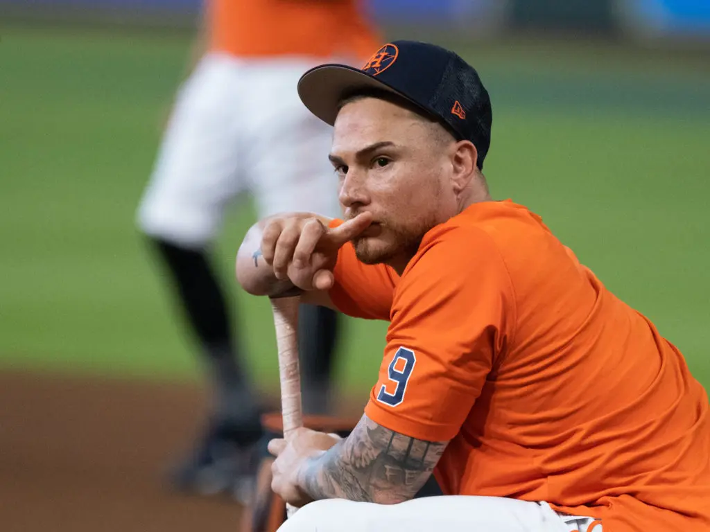 Christian Vazquez already has won a world title with the Red Sox, beating the Astros alone the way. (Photo by F. Carter Smith)