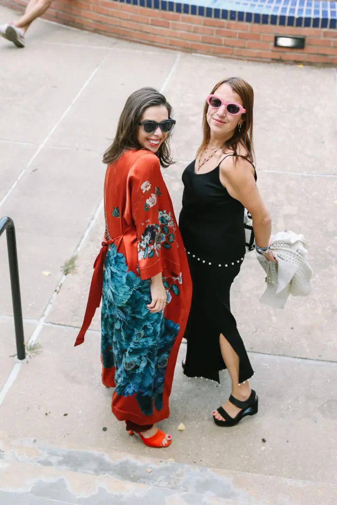 Christina Barros Watson, Sylvana Kiss at the "Loveletter" concert. (Photo by Johnny Than)
