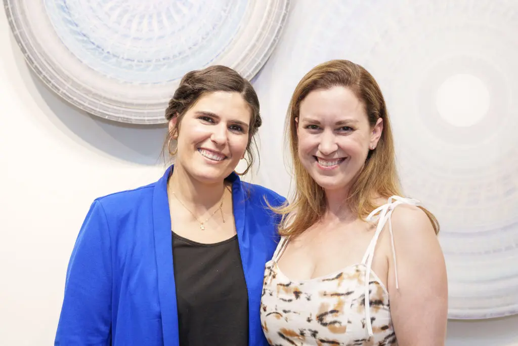 Crystin Pactor, Jenny Howard at Urban Harvest's Cultivators launch event at Christopher Martin Gallery.