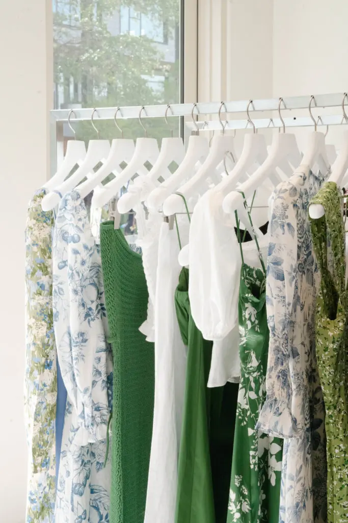 Reformation's collections include styles appropriate for Houston's climate.