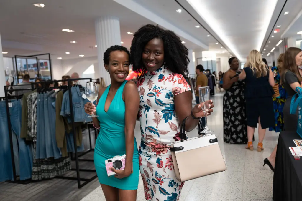 Dalida Anthony, Olivia Rivers at the Dress for Success Women of Wardrobe Summer Soirée at Tootsies. (Photo by Daniel Ortiz)