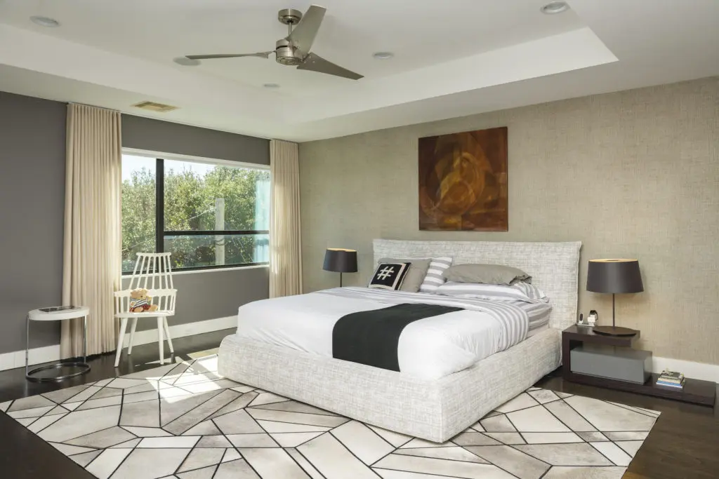 The master bedroom at 1922 Fairview (Photo by Anthony Rathbun)
