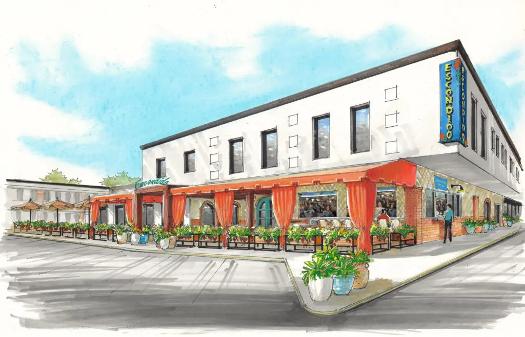 Escondido Tex-Mex Patio will debut at Preston Royal this winter. (Courtesy)