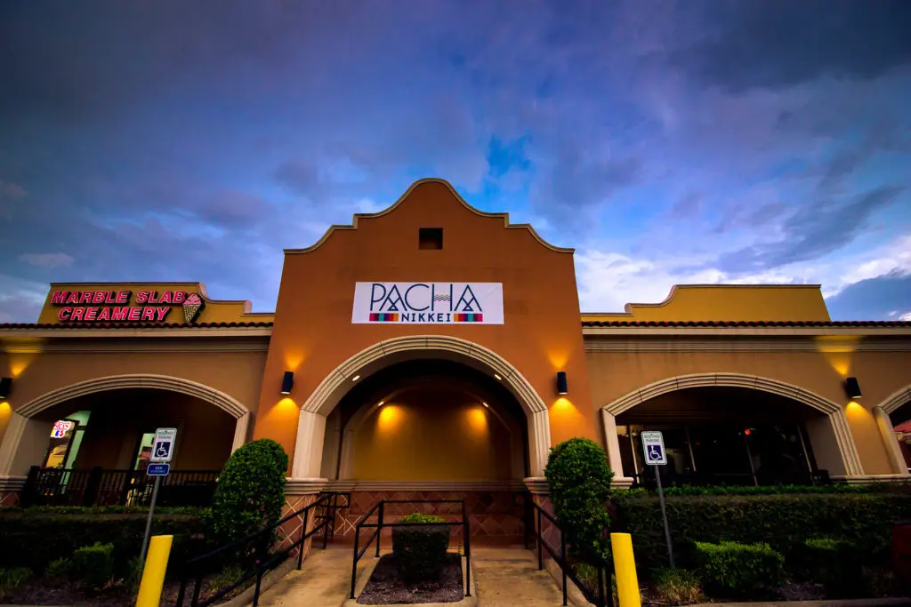 The exteriors of the new Pacha Nikkei located at 10,001 Westheimer Road. (Photo by Marco Torres)