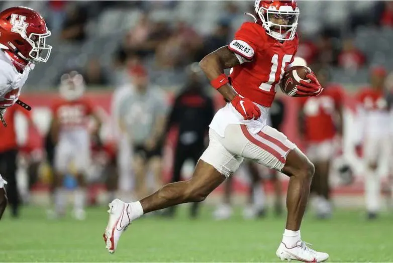 Matthew Golden was already pulling away from cornerbacks in the spring for UH. (Courtesy UH Athletics)