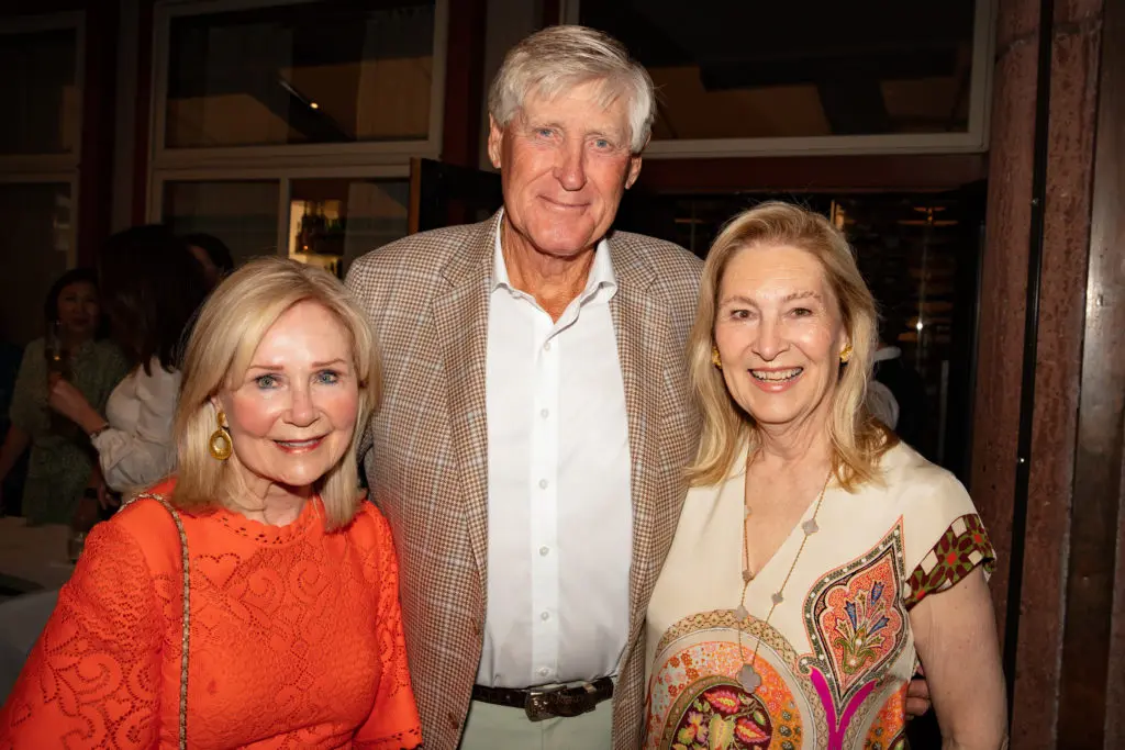 Gayle Stoffel, Charlie Flanders, Peggy Sewell at the MD Anderson Cancer Center events  in Aspen.