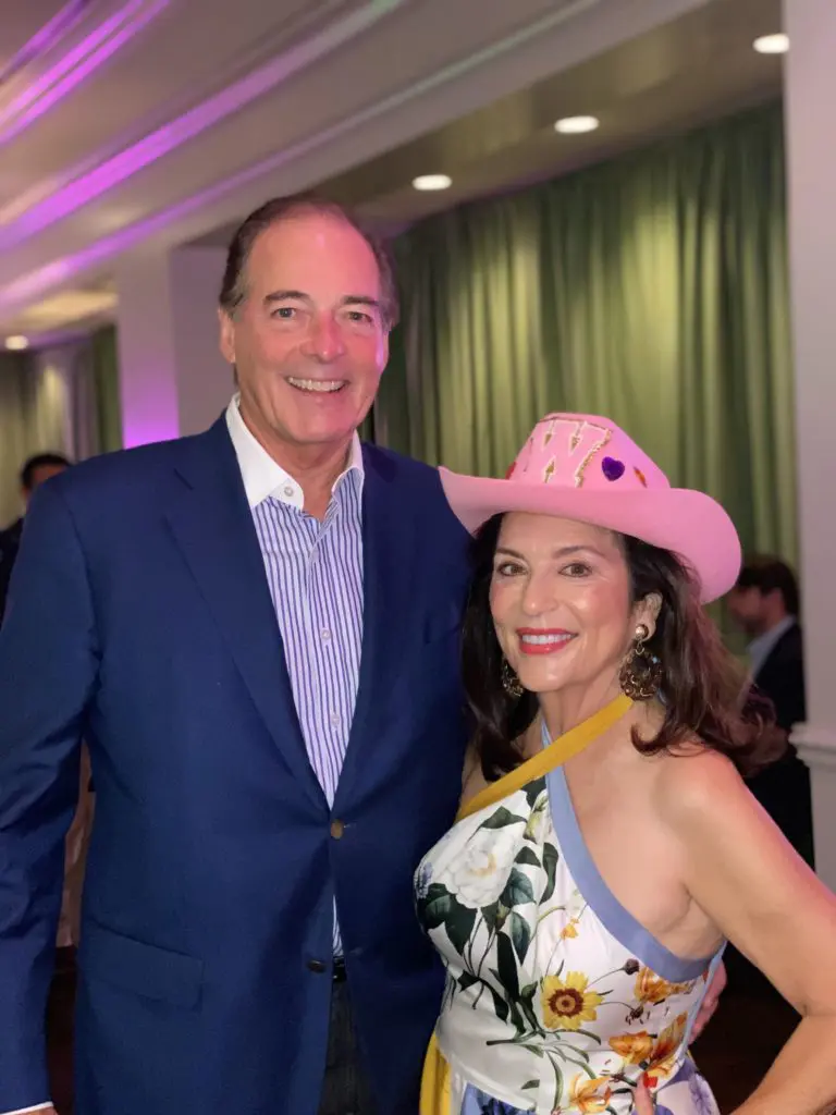 Jim & Dancie Ware at Frances Moody Buzbee's 30th birthday party at River Oaks Country Club. (Photo by Shelby Hodge)