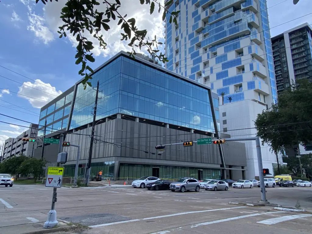 DC Partners' sleek building at 4411 San Felipe will be the home of a new restaurant called Ciel. 