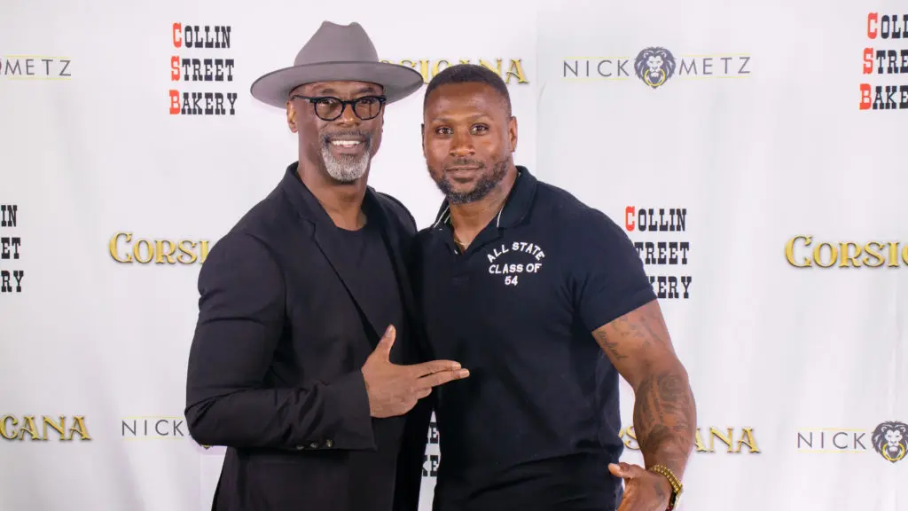 Isaiah Washington, Thomas Q. Jones at the premier of 'Corsicana, held at Studio Cinema Grill in Katy, Texas.