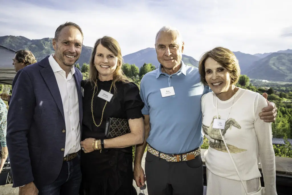 John & D'Ann Norwood, Ron & Lily Garfield at the MD Anderson Cancer Center events  in Aspen.