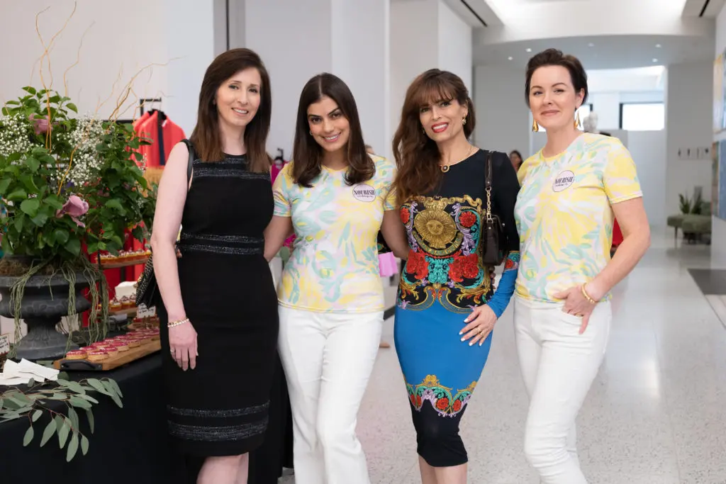  Fatimeh Mehdi, Reshma Varughese, Karina Barbieri, Janna Varughese at the Dress for Success Women of Wardrobe Summer Soirée at Tootsies. (Photo by Daniel Ortiz)