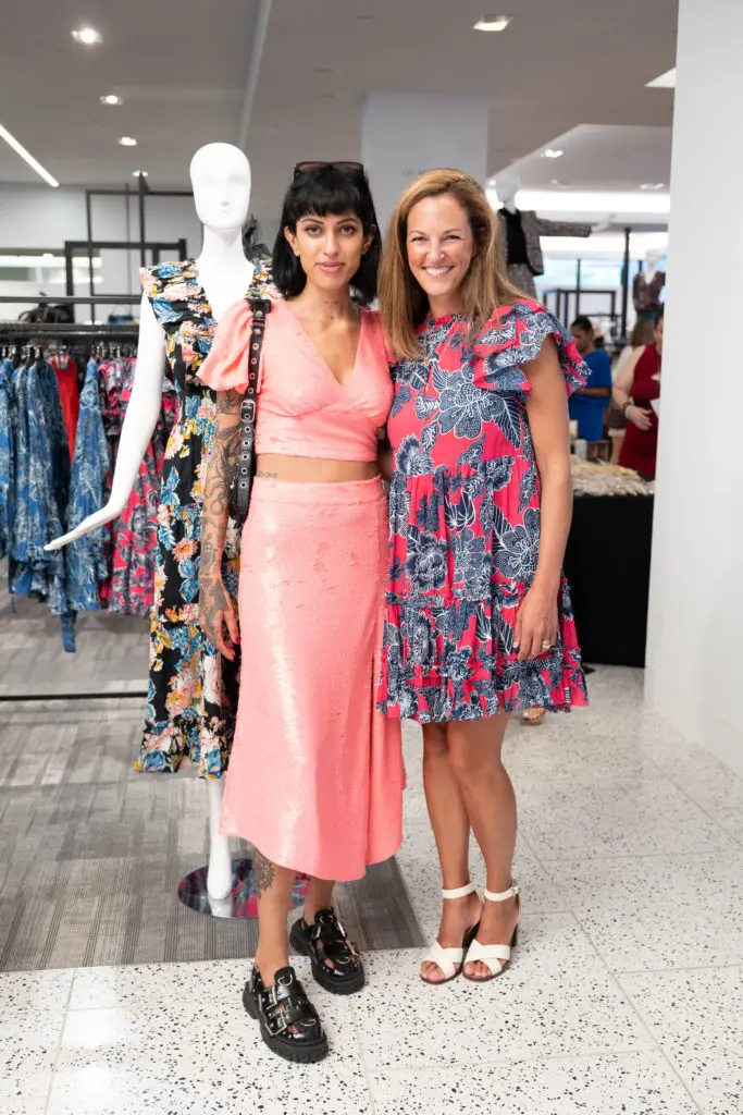 Kiran Pandher, Ellie Austin at the Dress for Success Women of Wardrobe Summer Soirée at Tootsies. (Photo by Daniel Ortiz)