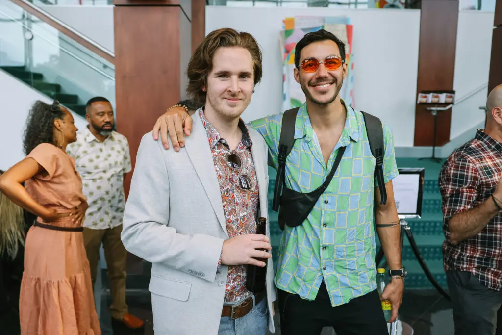 Logan Shoemaker, Adrian Blust at the "Loveletter" concert. (Photo by Johnny Than)