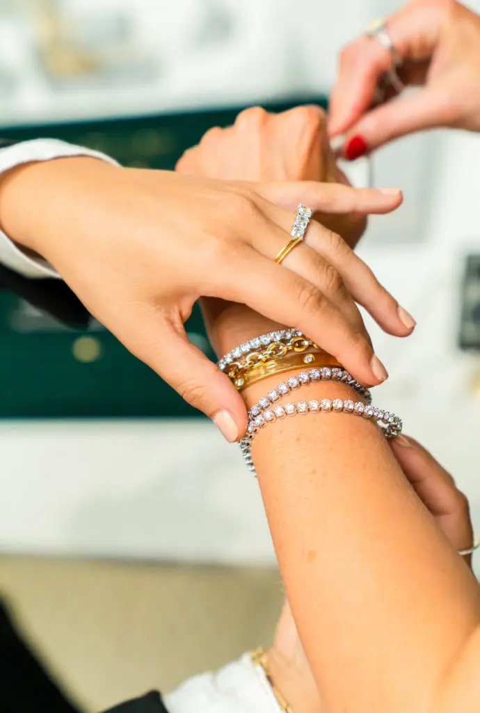The Flex Bangle is Milliard's take on the traditional tennis bracelet.