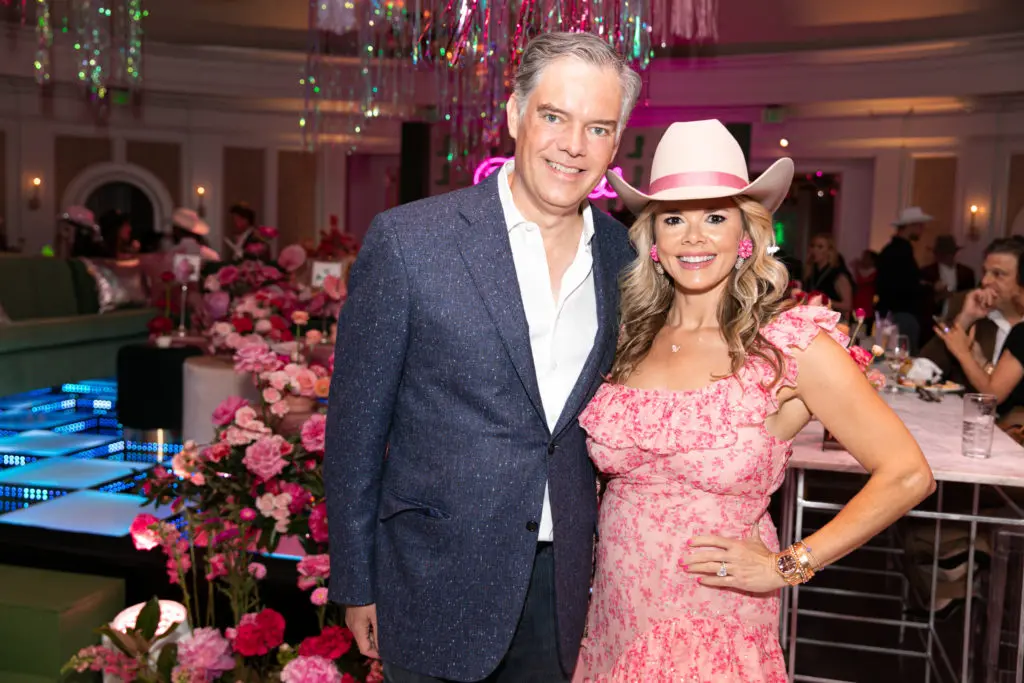 Doug & Reagan Bauer at Frances Moody Buzbee's 30th birthday party at River Oak Country Club. (Photo by Pixel Studio Productions)