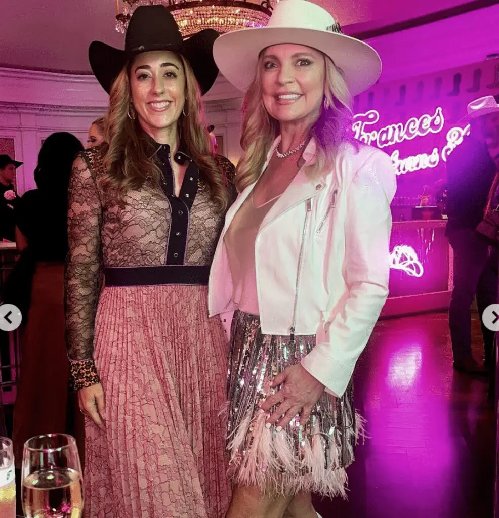 Kristina Somerville, Melissa Juneau at Frances Moody Buzbee's 30th birthday celebration. (Instagram photo)