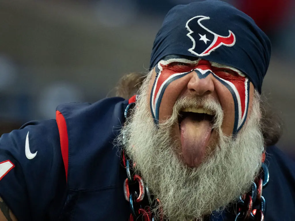 There are still some enthusiastic Houston Texans fans. (Photo by F. Carter Smith)