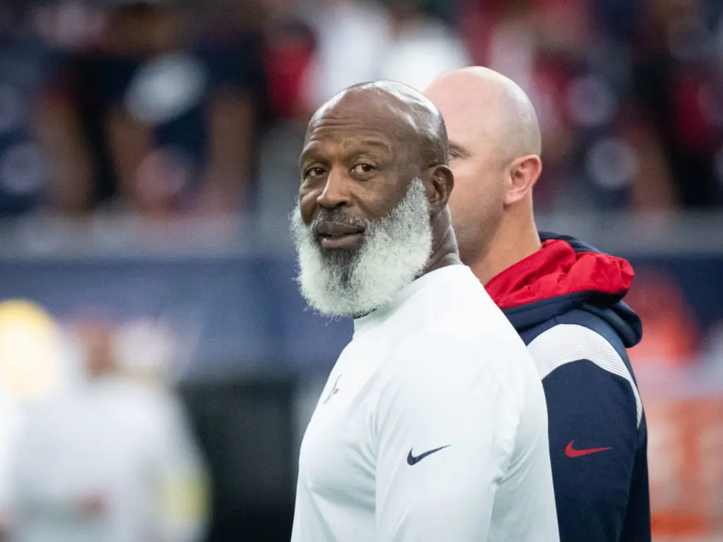 Houston Texans coach Lovie Smith brings a lot of enthusiasm to this rebuild. (Photo by F. Carter Smith)