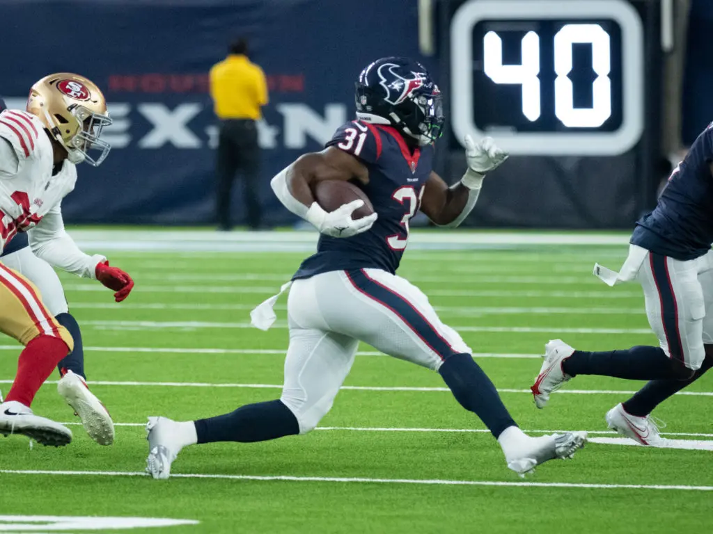 When running back Dameon Pierce is running the ball, the Houston Texans are fun again. (Photo by F. Carter Smith)