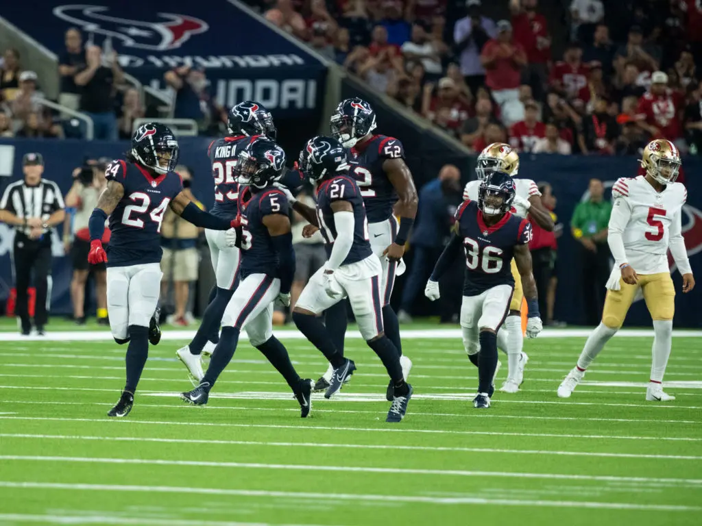 The Texans defensive players believe their unit will make plays. (Photo by F. Carter Smith)