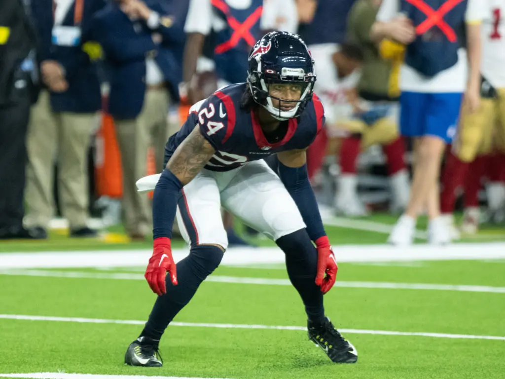 Rookie cornerback Derek Stingley Jr. is under the spotlight for the Texans. (Photo by F. Carter Smith)