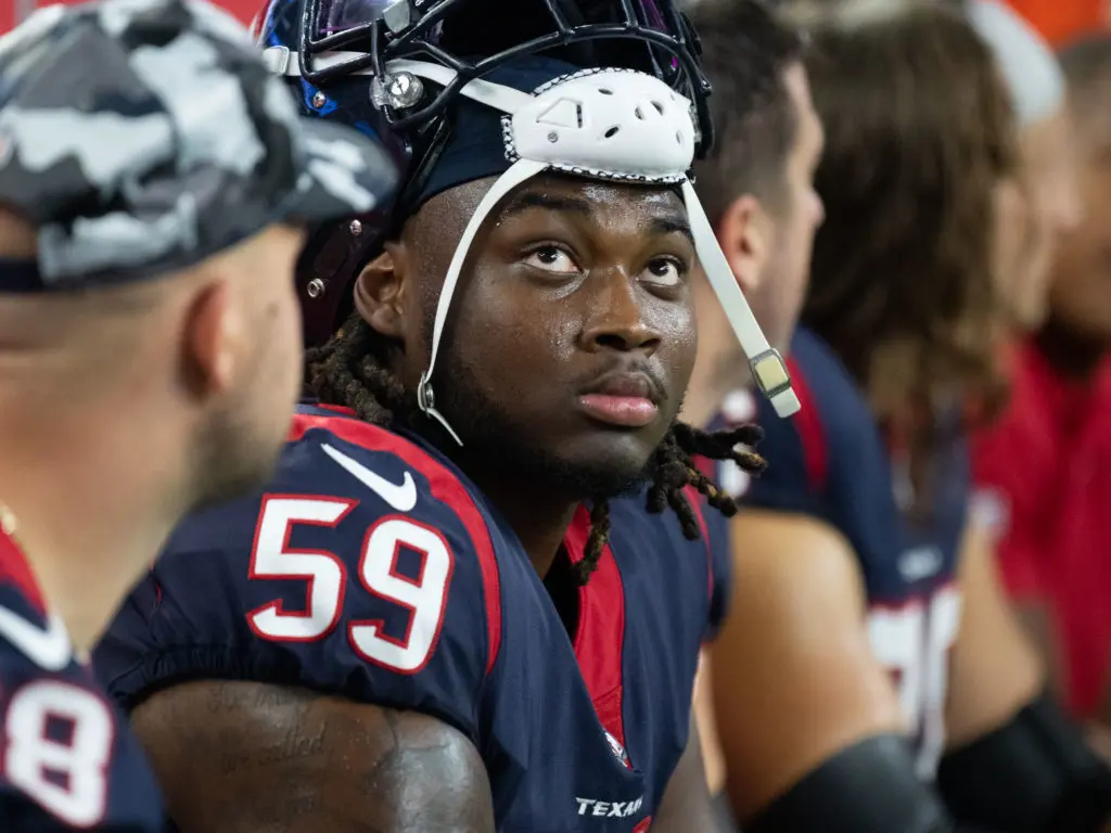 Houston Texans rookie offensive guard Kenyon Green made a good first impression. (Photo by F. Carter Smith)