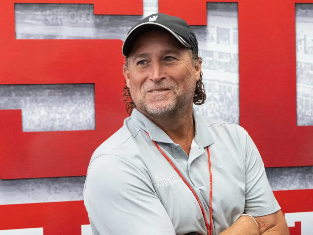 University of Houston coach Dana Holgorsen is happy to have an older team. (Photo by F. Carter Smith)