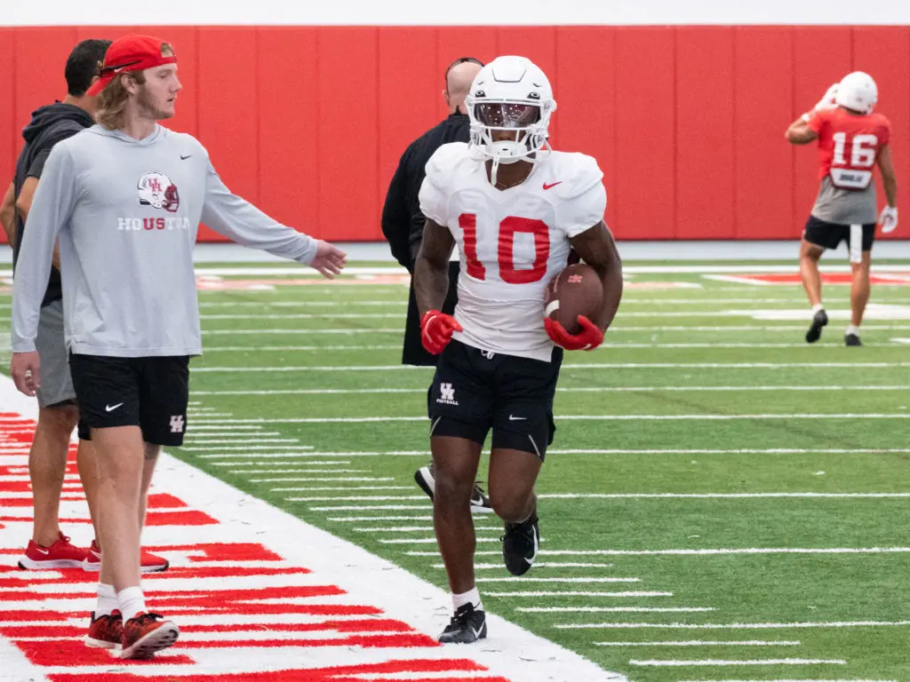 University of Houston freshman receiver Mathew Golden has wasted no time in impressing. (Photo by F. Carter Smith) 