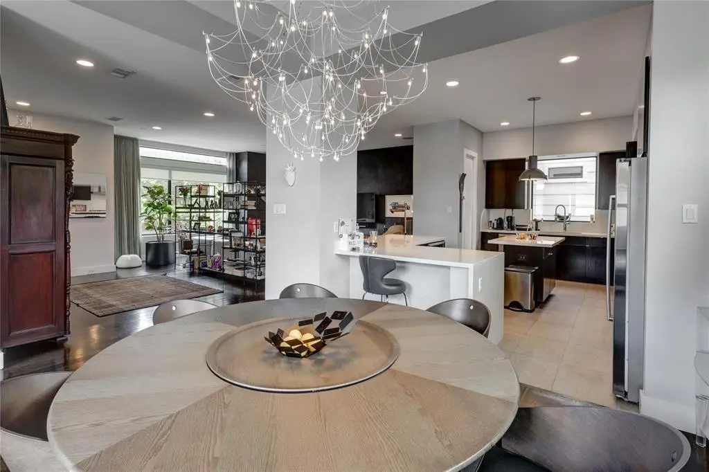 A view of the open floor plan in the main living area at 1922 Fairview. (Photo by Anthony Rathbun)
