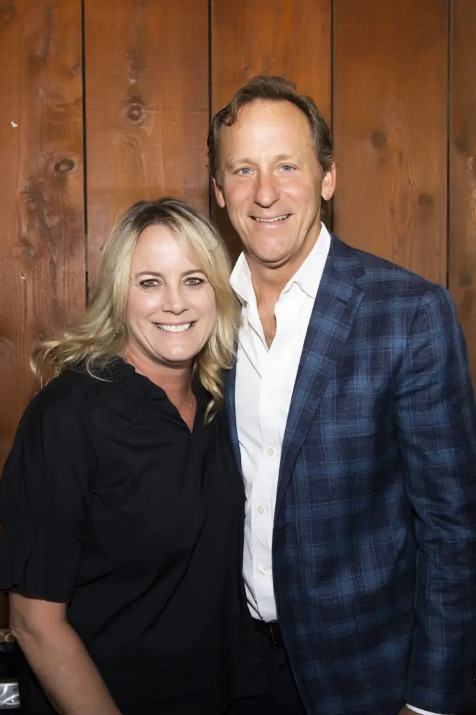 Rivertree Board President Pete Chambers and Raney Chambers at Rivertree Academy Dinner Under the Stars in Fort Worth, Texas on September 27, 2022. (Photo by Sharon Ellman)
