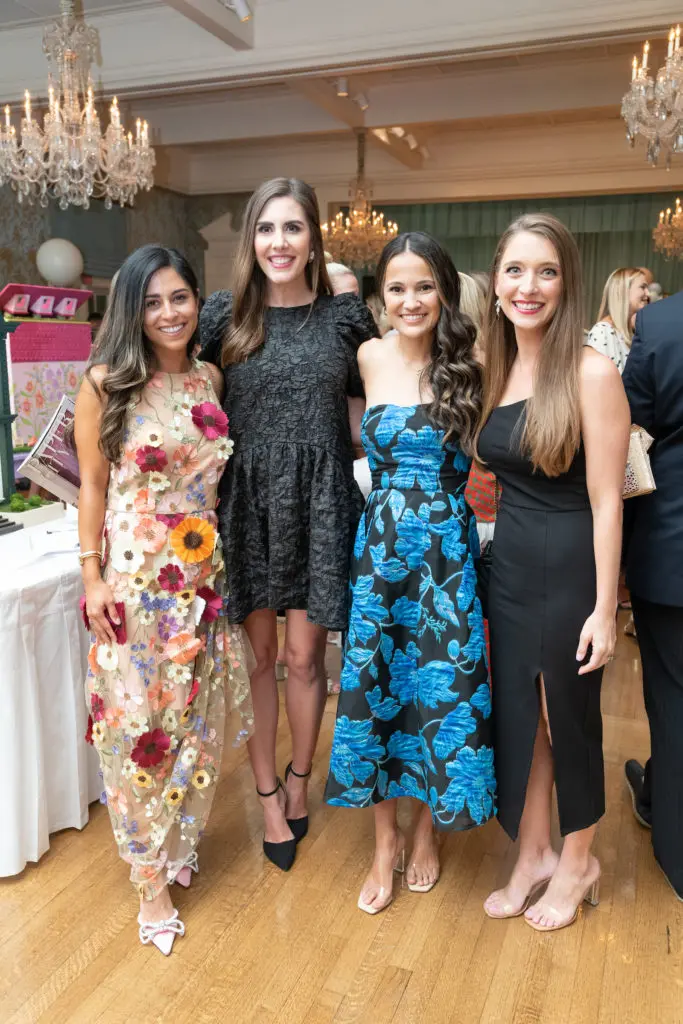 Ana Craft, Laura Redman, Madison Stanley, Meredith Bingham at the 'La Petite Maison' gala (Photo by Daniel Ortiz)