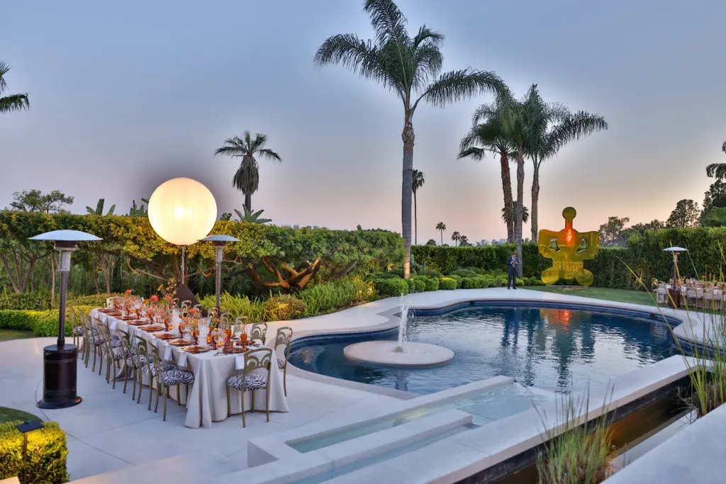 Poolside at Eugenio Lopez's home (Photography by Tiffany Rose Koury)