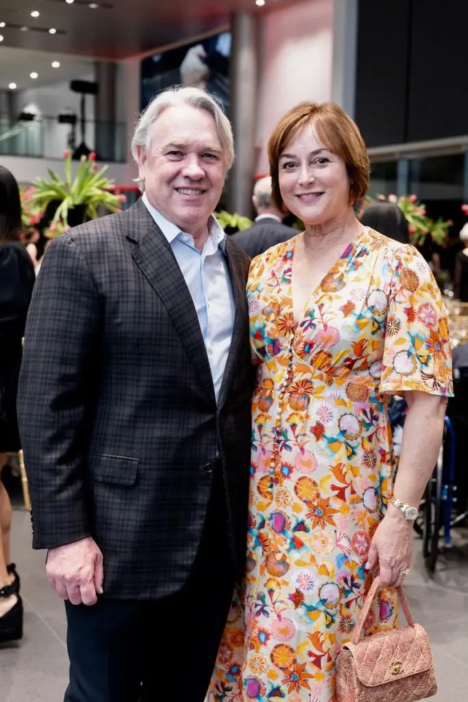 Reggie & Leigh Smith at the ROCO Revelry gala dinner at Porsche River Oaks. (Photo by Daniel Ortiz)