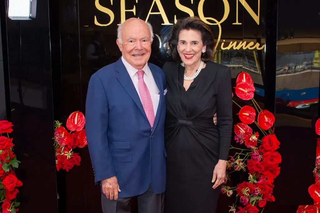 George & Lois Stark at the Alley Theatre opening season dinner
