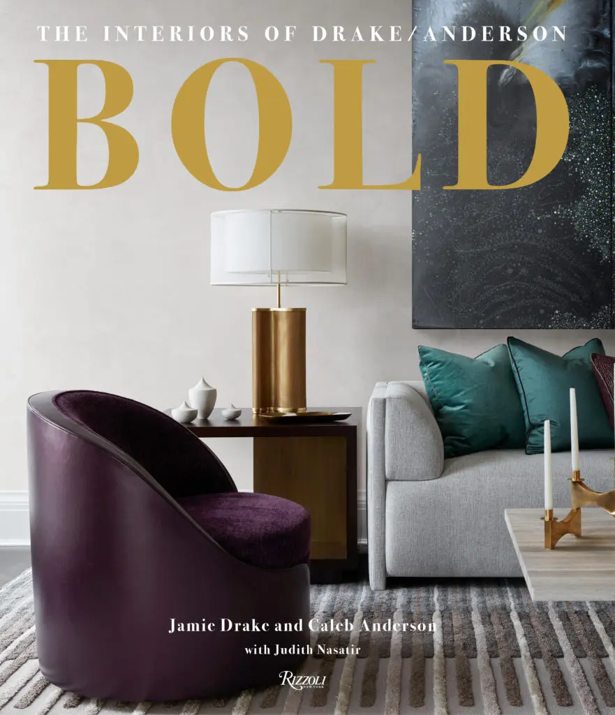 Jamie Drake and Caleb Anderson sign their new book out this month, "Bold: The Interiors of Drake/Anderson" (Rizzoli)
