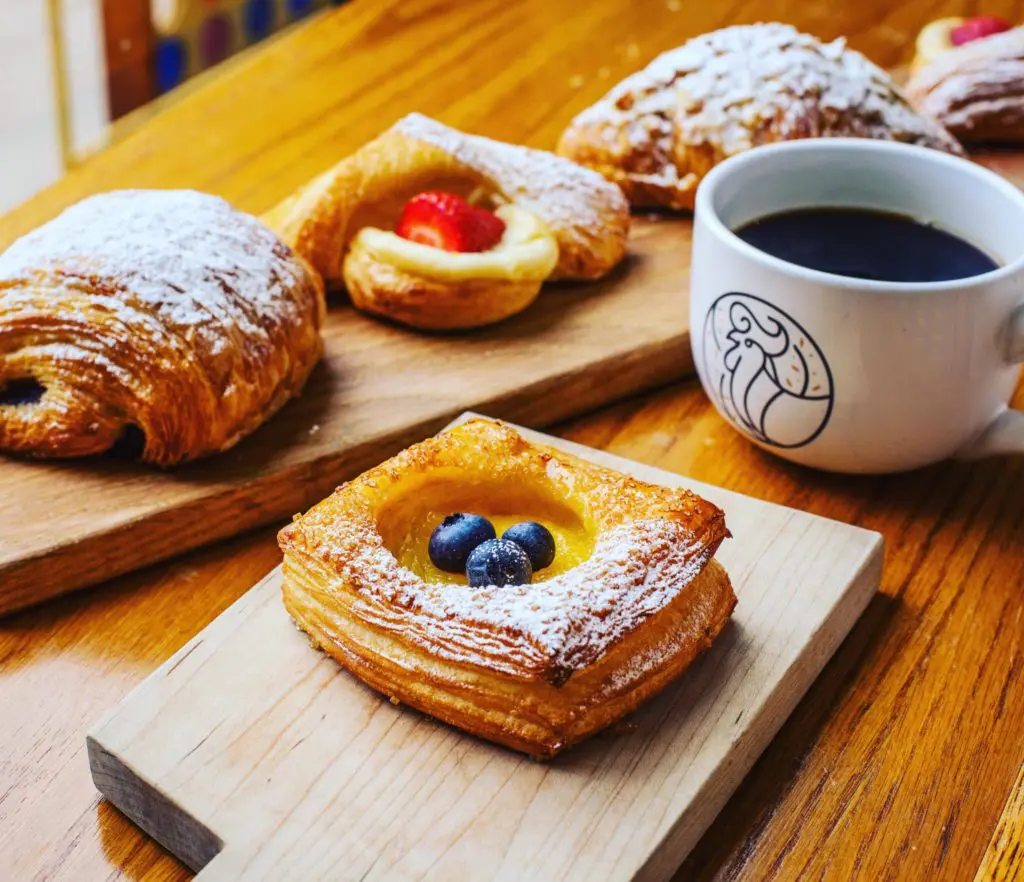 Black Rooster has flaky croissants for days. It is one of Fort Worth's Best Bakeries.