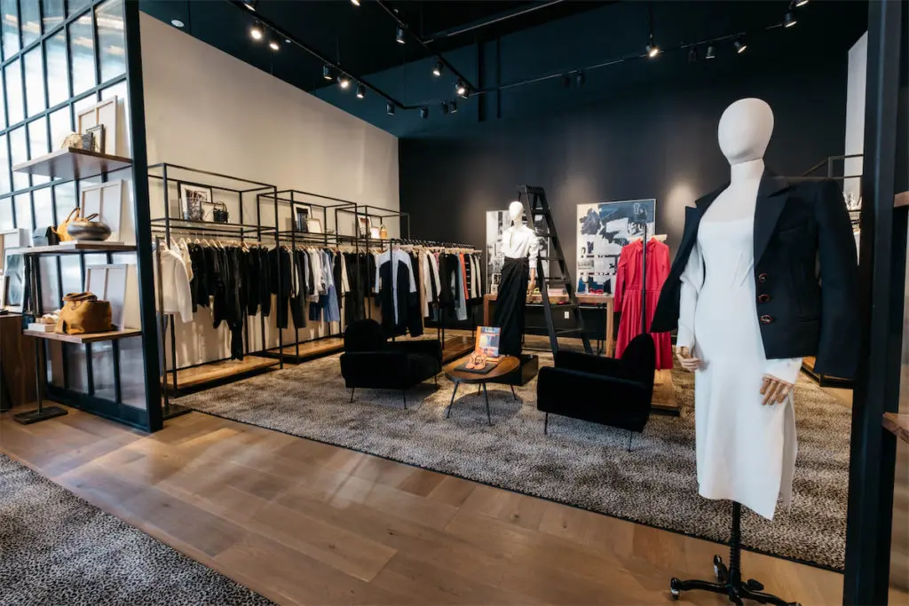 Women's apparel at The Conservatory include brands such as Gabriela Hearst, Maison Margiela, and Courréges.  (Photo by Caroline Fontenot)